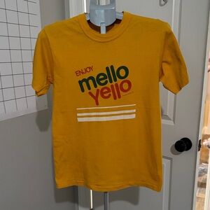 Vintage 70’s Mello Yello Graphic Tee - Yellow